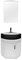 SXSYTR Lave Main d'angle, Meuble Lave-Mains D’Angle, avec Robinet, Cabinet De Rangement, Meuble De Lavabo D’Angle, Petit Meuble Suspendu, pour Petit Espace(48cm)