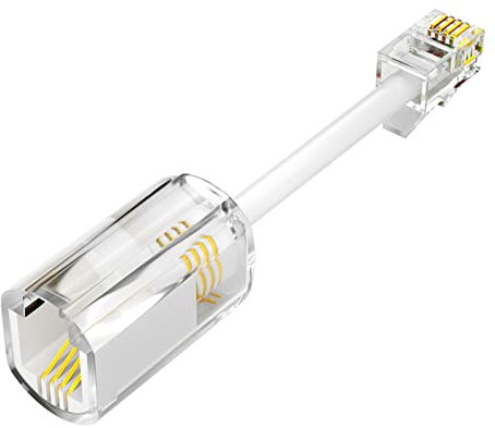 Yzdysg Drehbarer Telefonkabel-Entwirrer, Telefonhörer-Kabel, 360 Grad drehbar, Hörerkabel, Anti-Wicklung