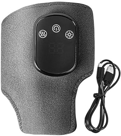 Massaggiatore per piedi, strumento ergonomico per alleviare lo stress alla caviglia, dispositivo di massaggio riscaldato senza fili, impostazioni di intensità regolabili, comfort portatile per
