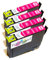 TiToPaten®* 4 Druckerpatronen kompatibel zu Epson Workforce WF-2630 WF in rot