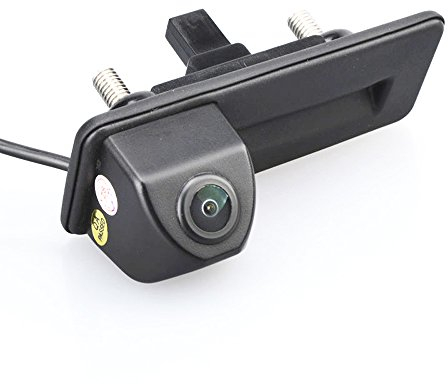 Wasserdicht 170° umkehrbare Fahrzeug-spezifische Griffleiste Kamera integriert in Koffergriff Rückansicht Rückfahrkamera für A1 VW Skoda Roomster Fabia Yeti Octavia II 1Z 2
