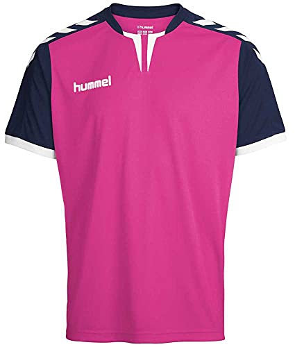 hummel Herren Trikot Core SS Poly Jersey 003636 Rose Violet/Marine PR XL