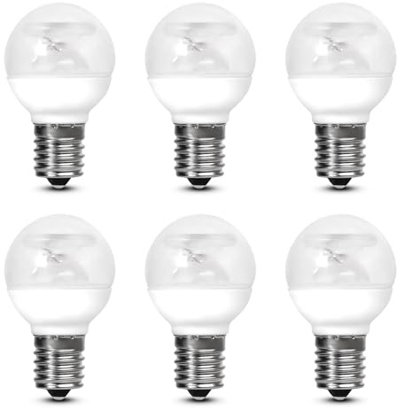 Feit Electric S11 LED Bulb E17 Base, 25W Equivalent, Non Dimmable, 3000K Warm White, 180 Lumens, 15,000 Hour Lifetime, Desk Lamp Light Bulb, BP25S11N/SU/LED/6, 6 Pack