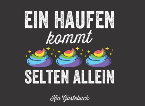Klo Gästebuch: Lustiges Toiletten Tagebuch für Badezimmer Gäste | Eintragbuch zum Ausfüllen | Einzugsgeschenk für Männer und Frauen