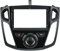 JOYX 2-DIN Marco de Radio de plástico para Ford Focus (2012-2017) - Negro
