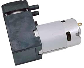 wrtgerht Mini-Pompe à Petite Puissance de Haute qualité 900mbar Vide 25L/M débit Brosse électrique Piston DC Pompe à air Industrielle (Voltage : 24V)