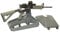 MTM Unisex – Erwachsene Modern Sporting Rifle Maintenance & Display Stand Wartungsständer, Dunkel_Grau, Einheitsgröße