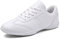 Damen Cheerleading Schuhe Mädchen Atmungsaktiv Tanzschuhe Leichtgewicht Cheer Schuhe Weiß Training Schuhe Fitness Gymnastik Yoga Weiß 40