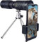 4K 10–300 x 40 mm Super-Telezoom-Monokular-Teleskop, tragbar, mit Stickstoff gefüllt, wasserdicht (Teleskop mit Halterung und Clip)