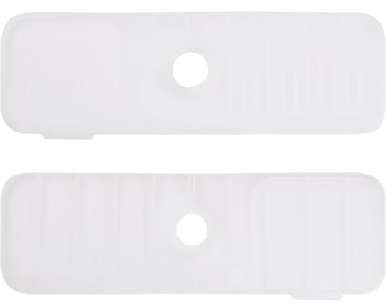 volumoon Wasserhahn Spüle Spritzschutz, Abtropfmatte für Küche, Silikon Wasserhahnmatte, Wasserhahn Abtropfmatte für Die Küchenspüle Badezimmer Arbeitsplatte Schützen (transparent)
