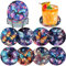 Lxmsja 8 STK Diamond Painting Untersetzer mit Halter, Diamond Painting Schmetterling, Diamant Painting Bilder Erwachsene Kinder, Diamant Tassenuntersetzer mit Kork, Basteln Erwachsene Frauen