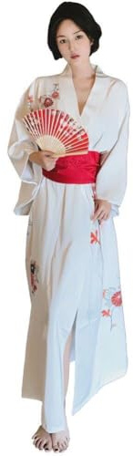 Tsffae 1 Set Japanische Traditionelle Yukata Japanische Robe Geisha Yukata Frauen Kimono Haori Sommer Fotografie Cosplay Kostüm Für Damen