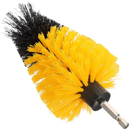 Vaguelly Wire Wheel Brush Soft Drill Brush Attachment Für Effektive Von Fliesen Dusche Und Grill Gelbe Rotierende Bürste Für Vielseitige Anwendungen