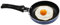 Generisch Mini padella antiaderente, per un , 12 cm, con manico, resistente al calore, portatile, per campeggio, cucinare, per fornelli a , a induzione, in acciaio inox