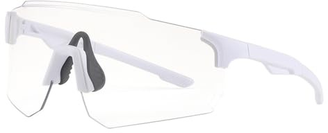 GNOLONG Winddichte Photochrome Radsport Sonnenbrille Rahmenlose Sonnenbrille UV400 Schutz Sportbrillen für Männer Frauen Radfahren Laufen Reiten