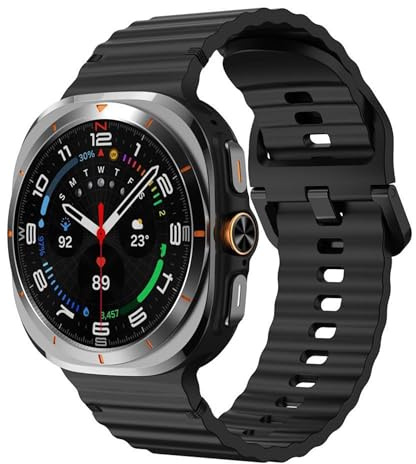 Smartwatch Silikon Armband für Samsung Galaxy Watch 9/8 / 8 Classic Größe: L