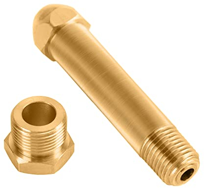 COLIBYOU Écrou CGA-580 et mamelon de 7,6 cm, raccords de bouteille d'entrée du régulateur (azote d'argon d'élium)