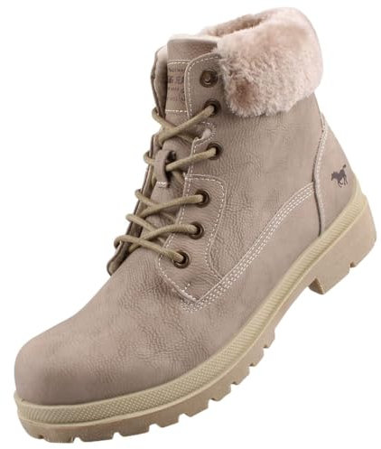 MUSTANG Damen Stiefelette gefüttert Beige EU 38