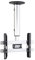 Universal TV Deckenhalterung | 26-40 Zoll bis 60 kg | bis VESA bis 400x300 | höhverstelbar 50-84 cm | TV Halterung 360 Grad schwenkbar drehbar und 15 Grad neigbar | Fernseher Halter - CM3