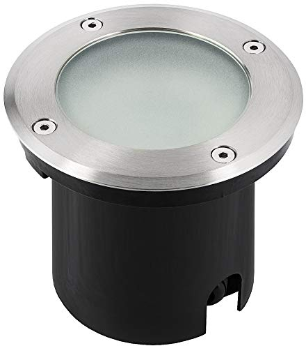 SSC-LUXon LED Einbau Bodeneinbaustrahler MARNE dimmbar für Außen IP67 wasserfest, trittfest & befahrbar - inkl LED GU10 5W neutralweiß