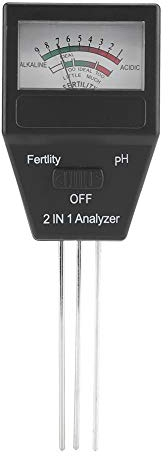 2-in-1 pH-Messgerät mit hoher Präzision pH-Wert Messgerät Fruchtbarkeitstester für Pflanzen Blumen Feuchtigkeitsgehalt Messung