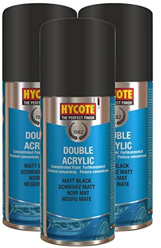 Hycote Matt Black 150ml (Pack of 3)