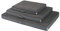 JAMAXX Orthopädische Hunde-Matratze Waschbarer Bezug - Matte mit Memory Visco Schaumstoff - Oxford Gewebe Wasserabweisend mit Lammfell-Bezug - Kuschliges Hundebett PDB1012 (L) 120x73 DKL-grau