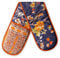 Maison d' Hermine Kelim 100% Cotton Double Oven Mitt BBQ Cooking Gloves Baking Grilling Microwave Barbecue Handling Hots & Pans Autumn/Winter (Infinity, 18cm x 89cm)