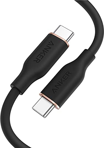 Anker USB-C to USB-C Cable, 643 Cable 100W 3ft, USB 2.0 Type C Charging Cable Fast Charge for MacBook Pro 2020, iPad Pro 2020, iPad Air 4, iPad Mini 6, Galaxy S21, Pixel, Switch (Midnight Black)