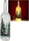 2 Stück LICHT Dekoflaschen - 10 Stück LED Weihnachten & Winter Tannenbaum - 37 cm - Flaschen - Weihnachtsflaschen - Lichterflaschen mit Beleuchtung - Ba..