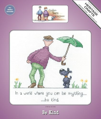 Heritage Crafts Stickbild-Set, Motiv Golden Years - Be Kind