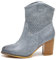 IF Fashion Scarpe Stivali Stivaletti Alla Caviglia Camperos Texani Tacco da Donna G633 blu N.38