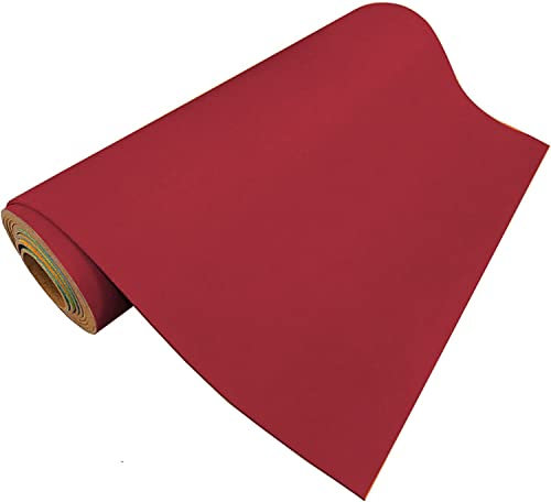 Pinnwand kork, Korkplatte Selbstklebend Korkplatten-Rolle, Flexibel Kork-Pinnwand 8 mm dick, Ohne Rahmen Natürlich Kork-Fliesen für Büro/ Schlafzimmer Wanddekoration ( Color : Red , Size : 122x738cm/4