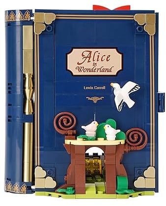 Oichy Set da Costruzione Blocchi Apribili del Libro delle Fiabe 3 in 1 Giocattoli da Costruzione Educativi per Bambini Adolescenti Adulti (655 pezzi)