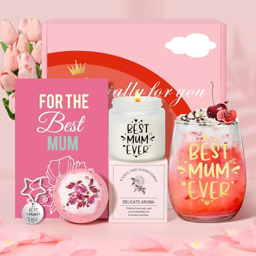 Tecanne Muttertagsgeschenke, Geschenke für Mama von Tochter, Sohn, Geburtstagsgeschenke für Mama, Weihnachtsgeschenke für Mama, Verwöhnkorb, Geschenke für neue Mutter, werdende Mutter, Ehefrau