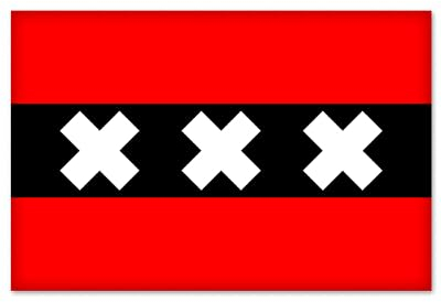 Amsterdam K1747 Autoaufkleber Sticker Aufkleber 12 cm