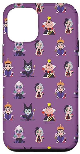 iPhone 15 Disney Villains Kawaii Purple Case