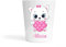 Gobelet Enfant Personnalisé Chat Blanc & Cœur Rose – Gobelet Incassable 230ml Sans BPA – Tasse Prénom École ou Crèche – Rentrée Scolaire Fille