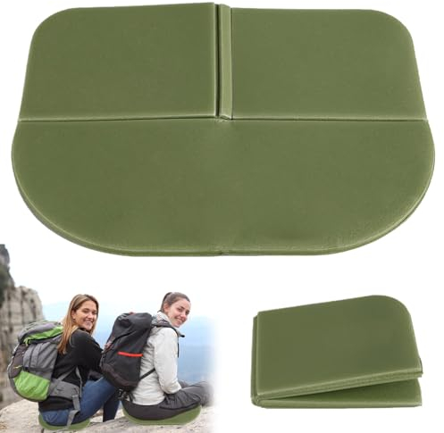 Sitzunterlage Outdoor Kinder, OlivgrüN Sitzkissen Faltbar Sitzkissen Wandern, Outdoor Wasserdicht Faltbare Sitzkissen, Sitzkissen Faltbar Outdoor FüR Stadion Sitzkissen Wandern Picknick Camping