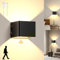 BENMA Akku LED Wandleuchte mit Bewegungssensor, 4000mAh Wandlampe innen, 3000K Warmweiß Wandleuchte Innen für Treppe Flur Wohnzimmer Schlafzimmer Garage