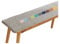 Cuscino per Panca da Esterno e da Interno, Cuscino Panca 1 2 3 Posti, Cuscino per Sedia Cucina, Cuscino per Finestra, Cuscini Coprisedia Mobili da Giardino Terrazza Sedili Pranzo Oscillante e3(Light G