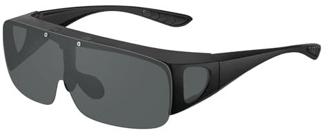 CARFIA Herren Damen Überzieh Sonnenbrille, Polarised Cycling Glasses, UV400 Protection Fahrradbrille für Outdoor Activities CF8118