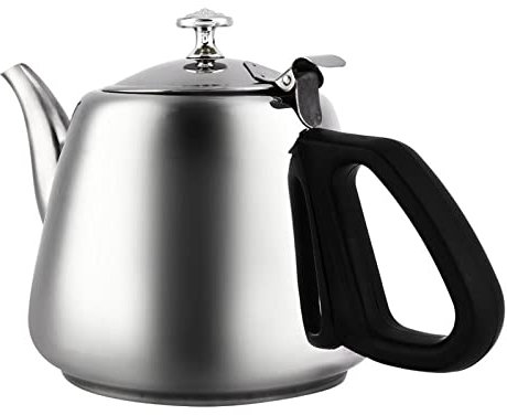 WALFREW Teiera Large Capacity Stainless Steel teapot Coffee Kettle with Filter Restaurant Container Home Hotel Cafe Bar teapot