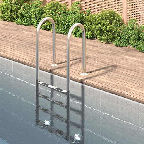 Pool & Spa Poolleiter 54x38x184,5 cm 304 Edelstahl Pool & Spa Zubehör