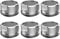 6 Pcs Water Saver Spout Filter Mesh Tap Head Faucet Aerator Replacement Parts Insert Nozzle Kitchen Bathroom Shower Sink Basi 24mm Tool Regulator Flow Silver 6Pcs 24mm