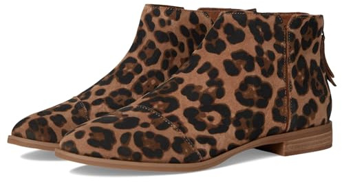 TOMS Rylie, Stivali alla Moda Donna, Pelle Scamosciata Leopardata Marrone, 37.5 EU
