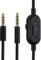 Alphatec G PRO X G233 G433 G PRO Ersatzkabel, kompatibel mit Logitech G PRO X G233 G433 G PRO Gaming-Headsets, 3,5-mm-Headsets, AUX-Kabel, Inline-Stummschaltung, Lautstärkeregler, 1,8 m, Schwarz