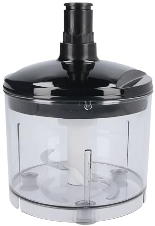 easyPART passend für BOSCH 12033696 Universalzerkleinerer für Handmixer | Set mit Messer, Getriebe, Becher, Schwarz, für KI02, Ohne Gummi-Füße, Küche, Zerkleinerungsaufsatz, Küchenmaschine, Aufsatz