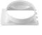 Tubo de escape de aire acondicionado móvil de 6 pulgadas, adaptador de conducto, interfaz de conector de manguera de CA portátil, color blanco, 150 mm de diámetro