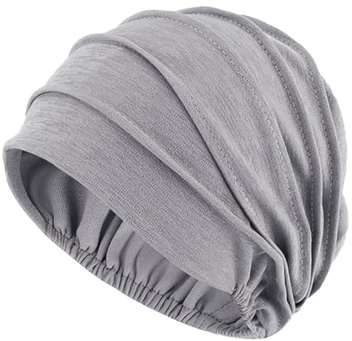 LIMHOO Damen Chemo-Haube Weicher, atmungsaktiver Baumwoll-Turban bei Haarausfall & Chemotherapie